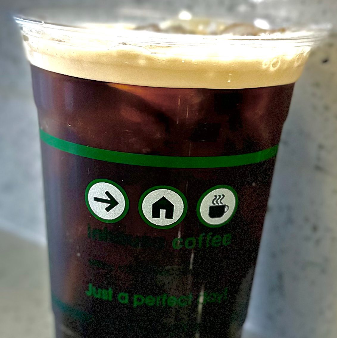 Iced Americano.